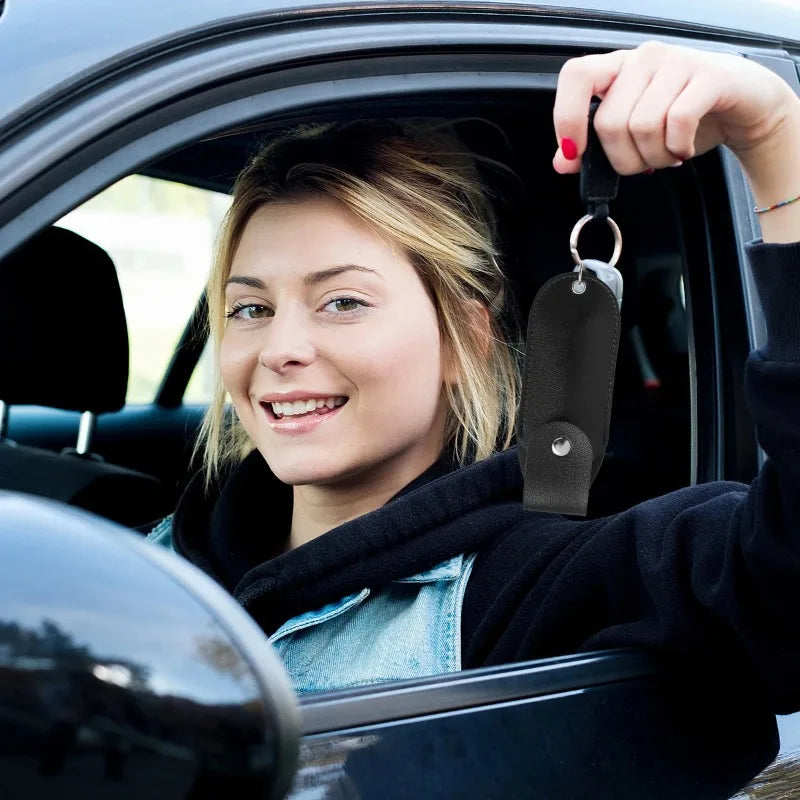 3pcs Pepper Spray Holster Mini Self Defense Keychain Portable Carry Case for Personal Safety Compact Design