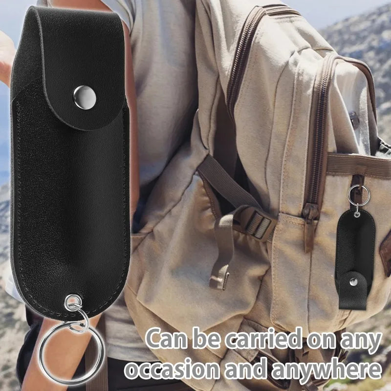 3pcs Pepper Spray Holster Mini Self Defense Keychain Portable Carry Case for Personal Safety Compact Design