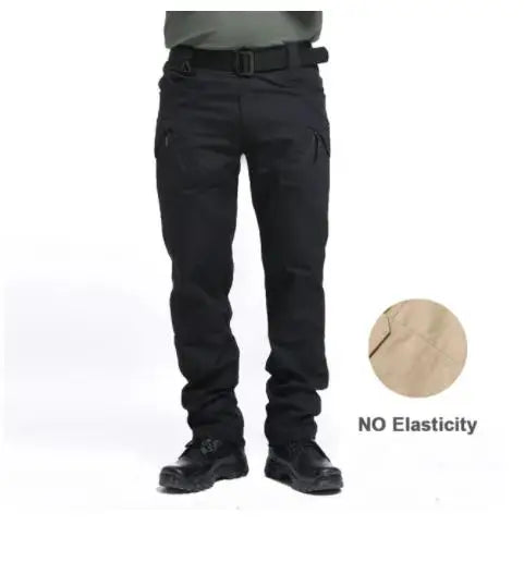Men's Tactical Work Pants Outdoor Waterproof Cargo Trousers Casual Multi-pocket Wear-Resistant Outdoor Training Trousers