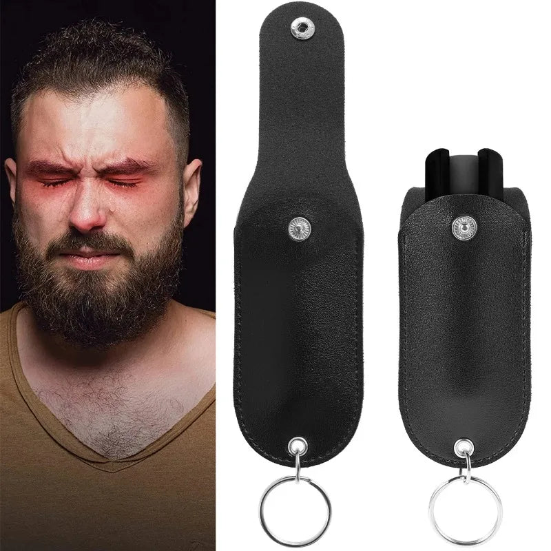 3pcs Pepper Spray Holster Mini Self Defense Keychain Portable Carry Case for Personal Safety Compact Design